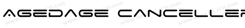 Agedage Cancelleresca字体转换